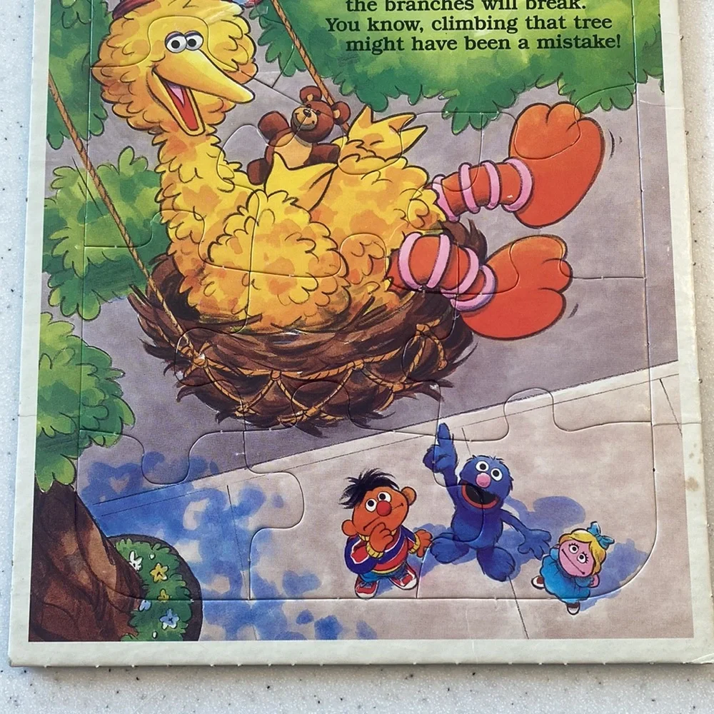 VINTAGE Sesame Street Frame Tray Puzzles 1970’s & 1980’s